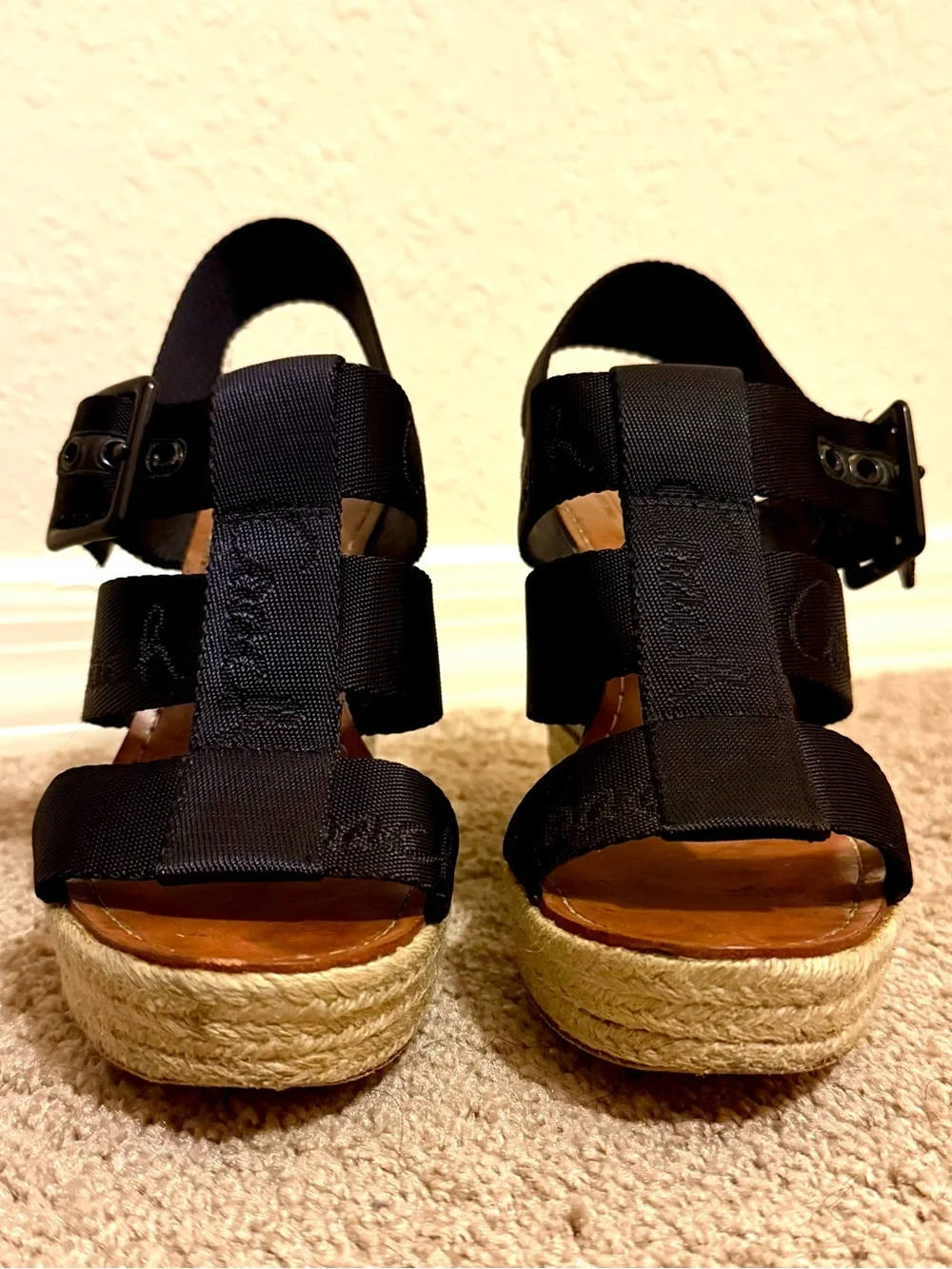 Coach espadrille wedges